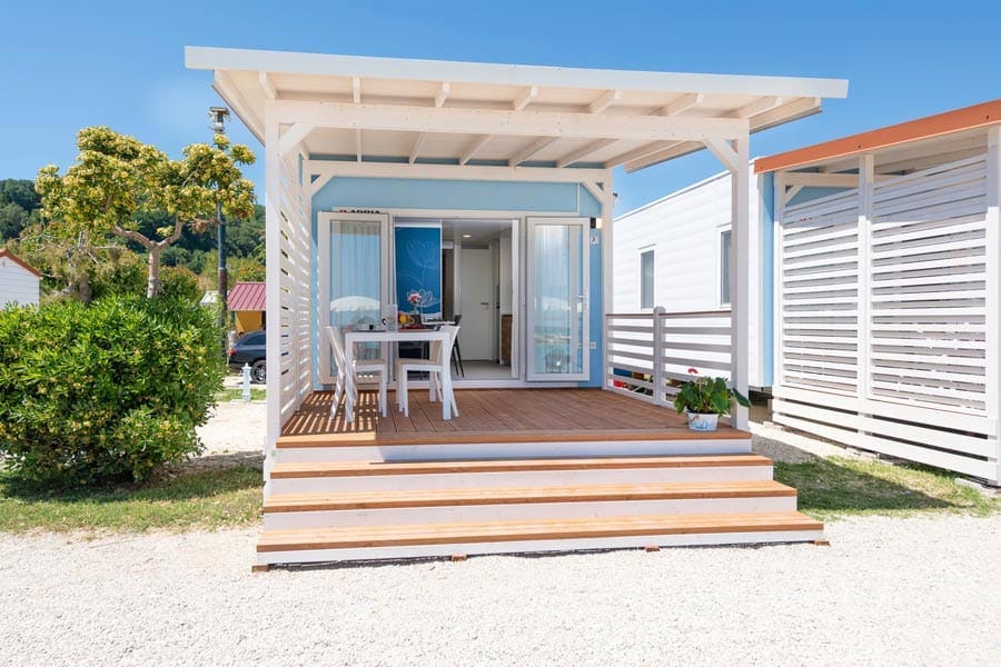 Mobile Homes mit Seeblick